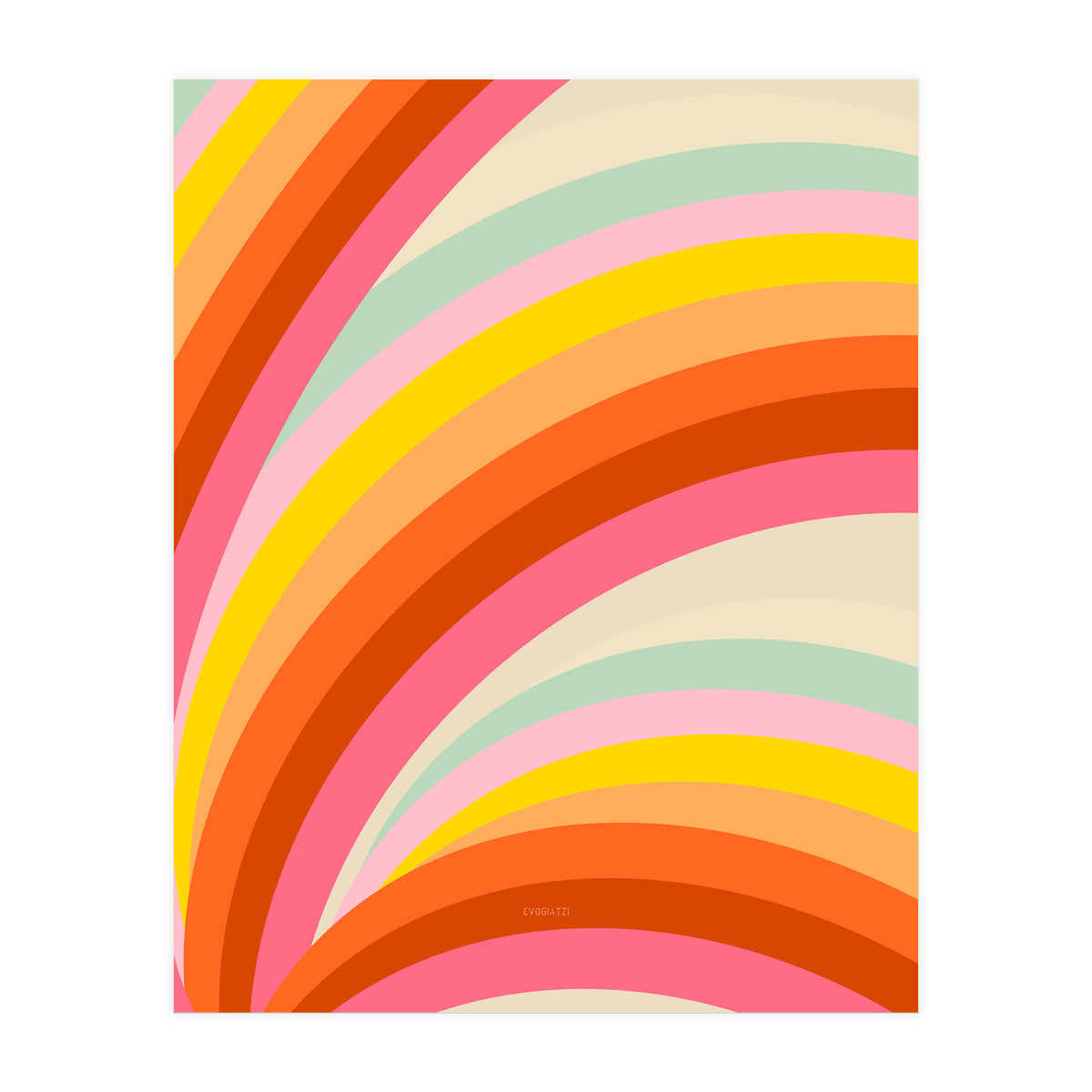 Happy Color Sunlights  (Print Only)