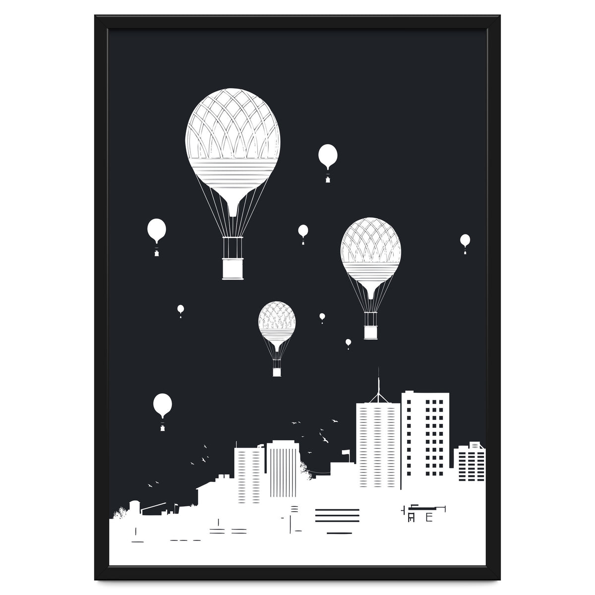 Balloons And The City (dark version)