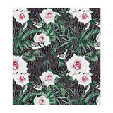 Dark flowery abstract of birds (Print Only) thumbnail