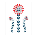 Scandi Folk Flowers  (Print Only) thumbnail
