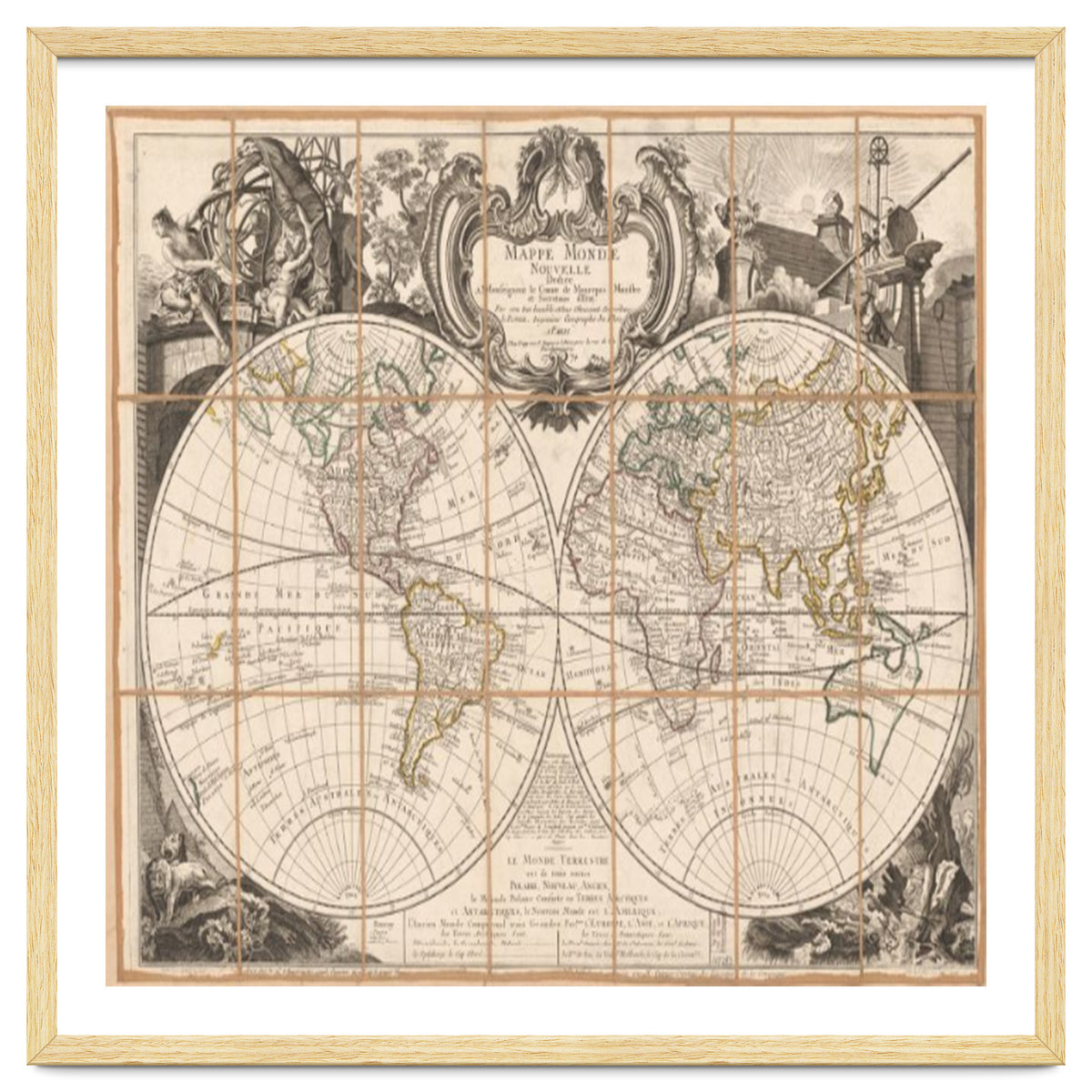 Old world map revisited