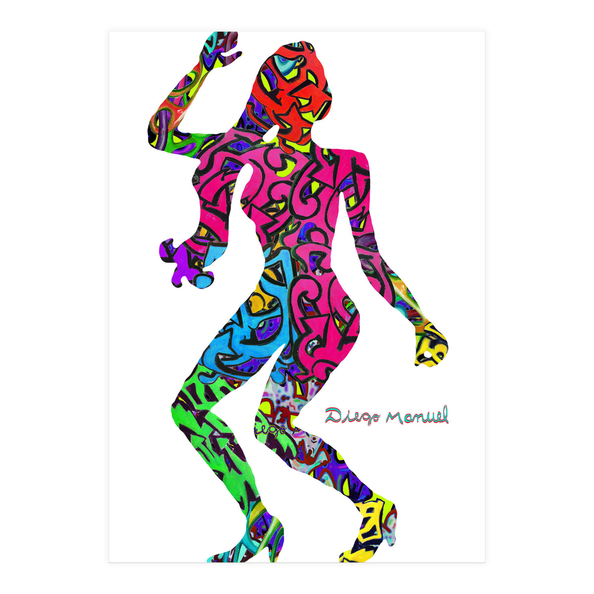 Dance Girl B 27  (Print Only)