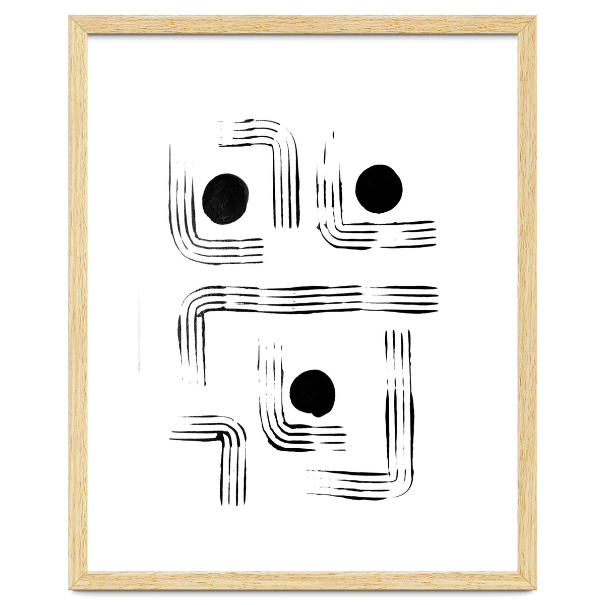 Mid-century Modern Monochrome Print #2
