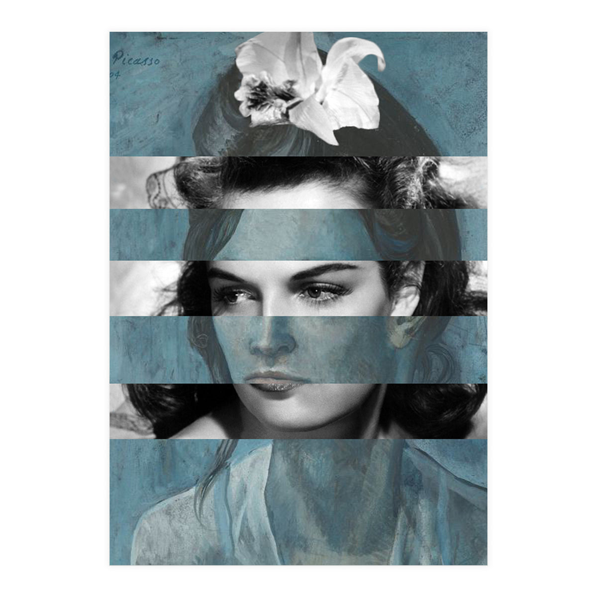 Picassos Woman With An Helmet (Print Only)