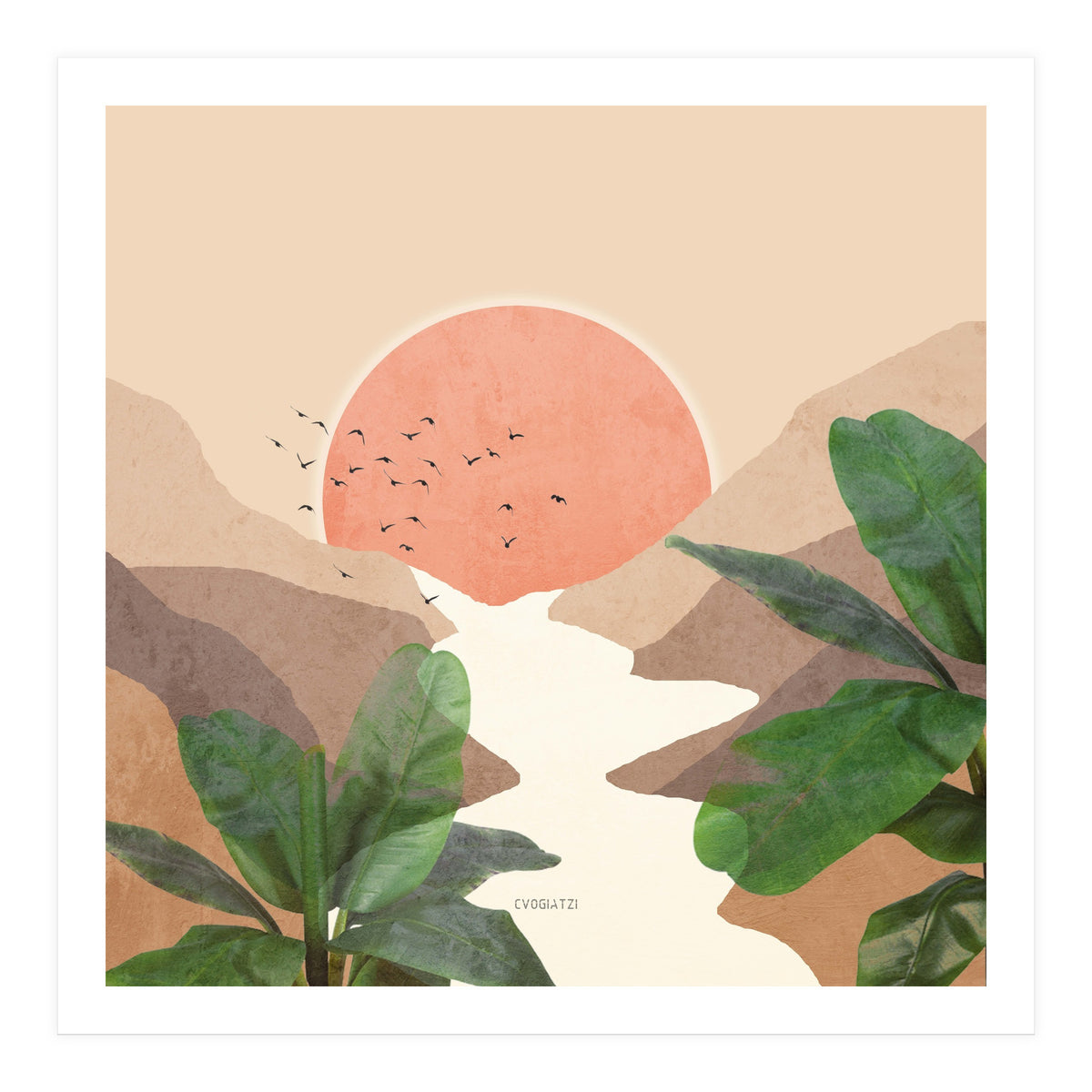 Africa Oasis (Print Only)