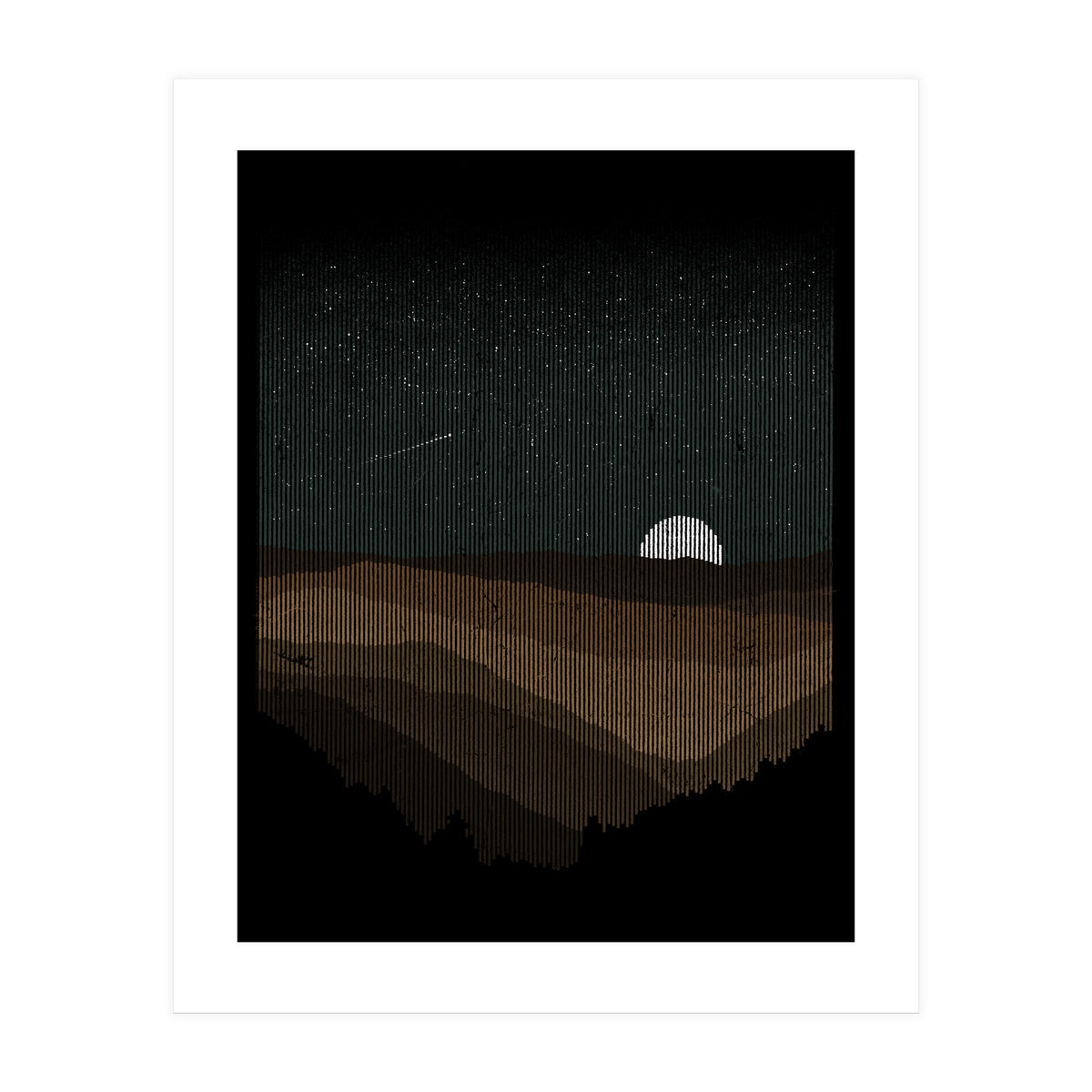 Moonrise (Sepia) (Print Only)