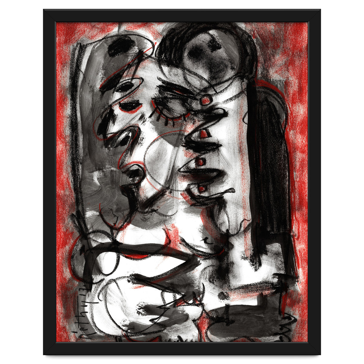 Shame - white background