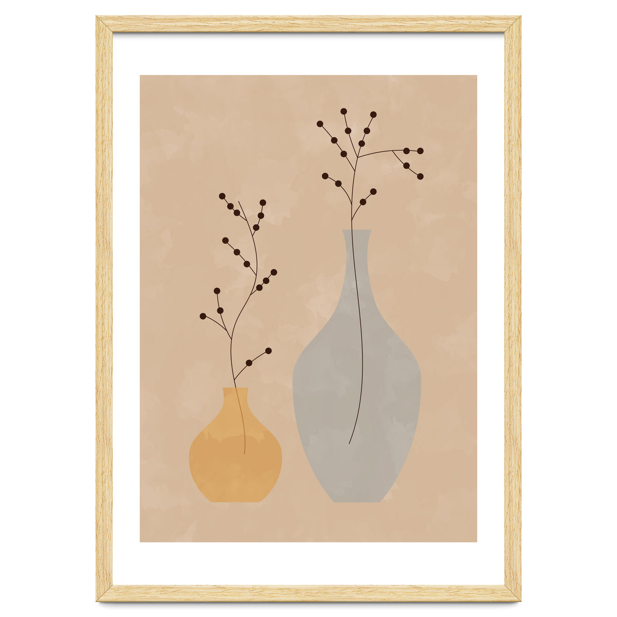 Mid Century Boho Pottery