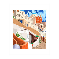 Somewhere Far Far Away | Sicily Italy Greece Architecture | Travel Buildings Beautiful Cityscape (Print Only)