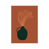 Terracotta Earth Tones Wall Decor Pottery Plant I (Print Only) thumbnail