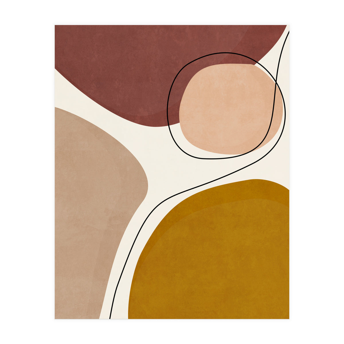 ORGANIC SHAPES - 01YR (Print Only)