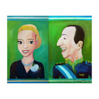 Evita y Juan Perón Díptico (Print Only)