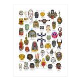 Masks Of The World (Print Only) thumbnail