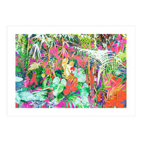 Find Me Where The Tropical Things Are | Jungle Botanical Palm Colorful Painting (Print Only)