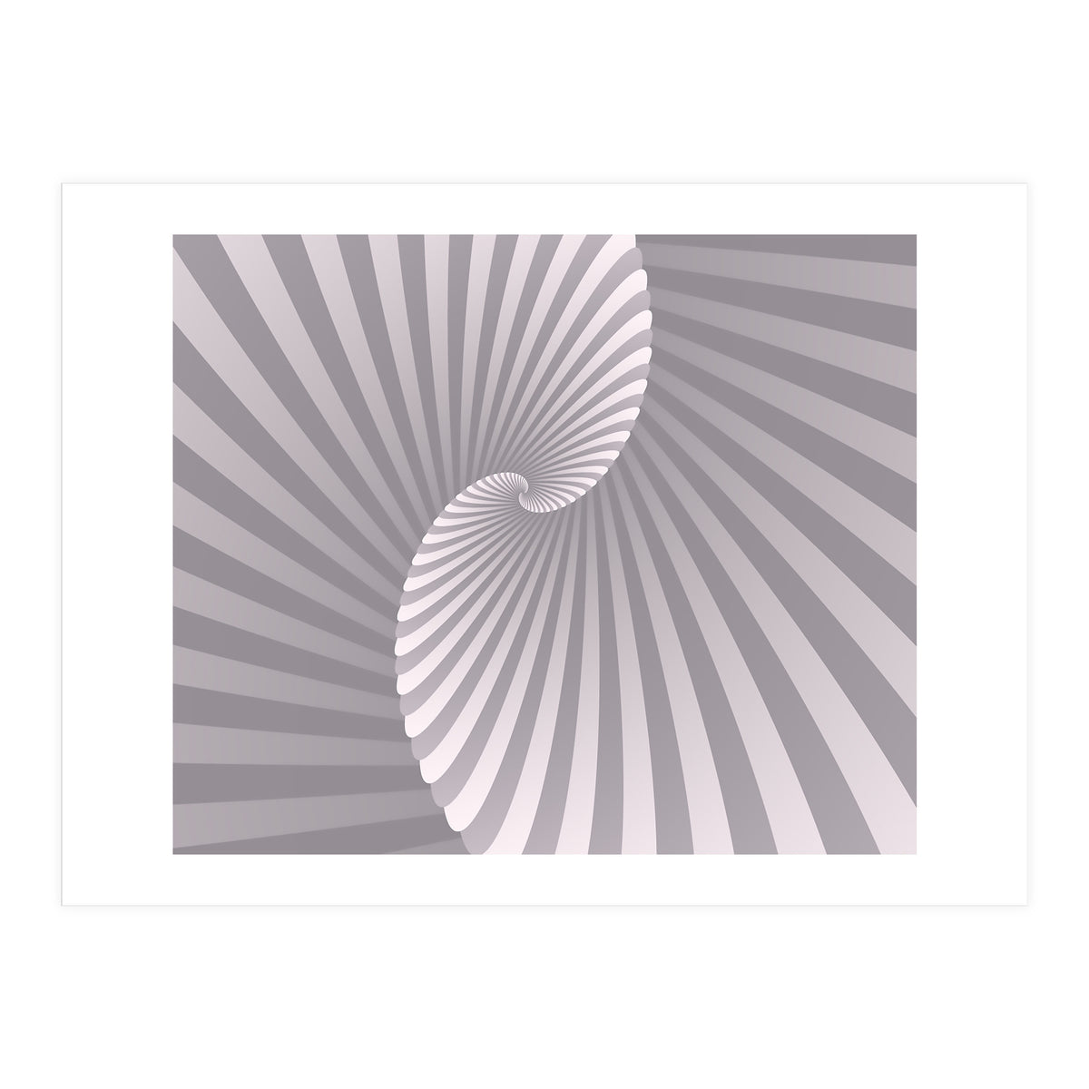 Abstract Retro Spiral (Print Only)