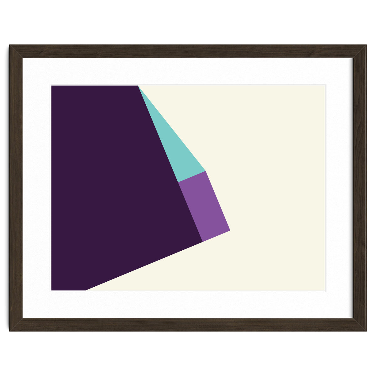 Geometric Shapes No. 42 -  lilac, blue & purple