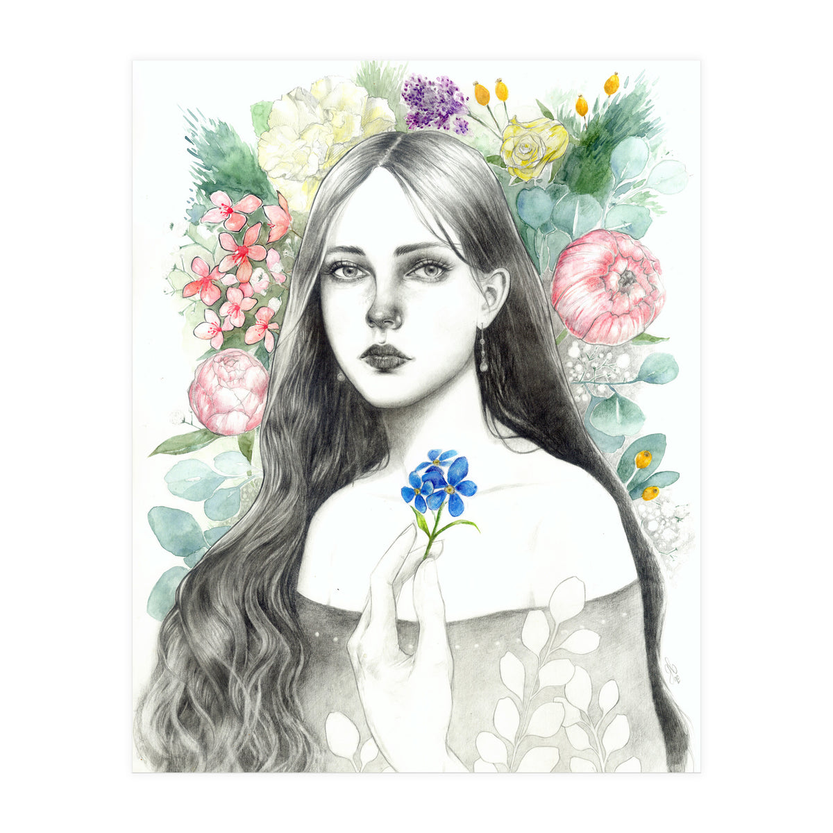 Forget Me Not (Print Only)