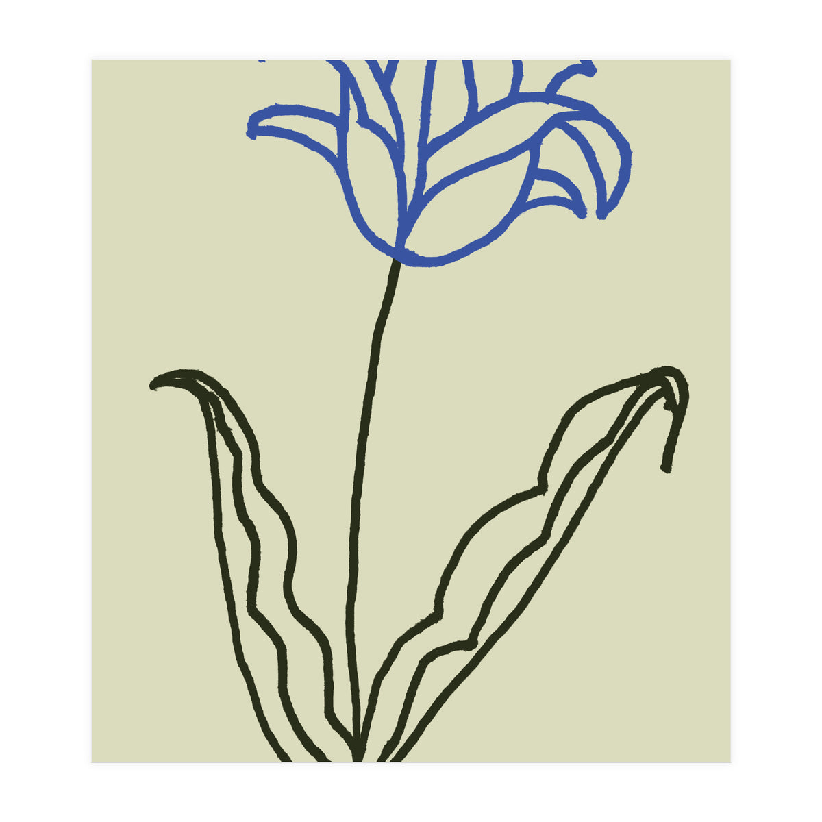 Blue flower (Print Only)