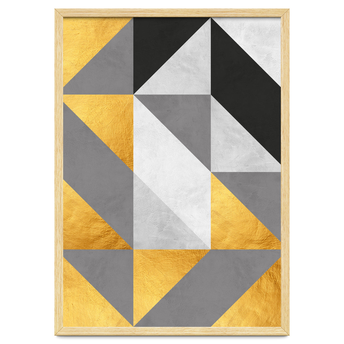 Gray and Gold Composition IV