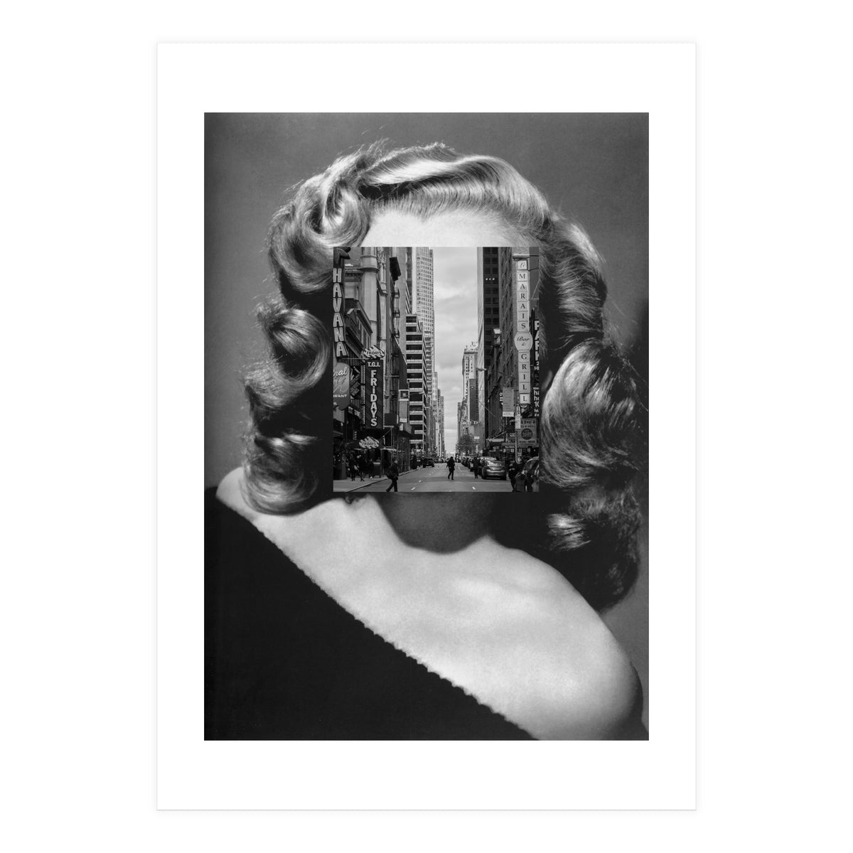 Marilyn In The Streets (Print Only)