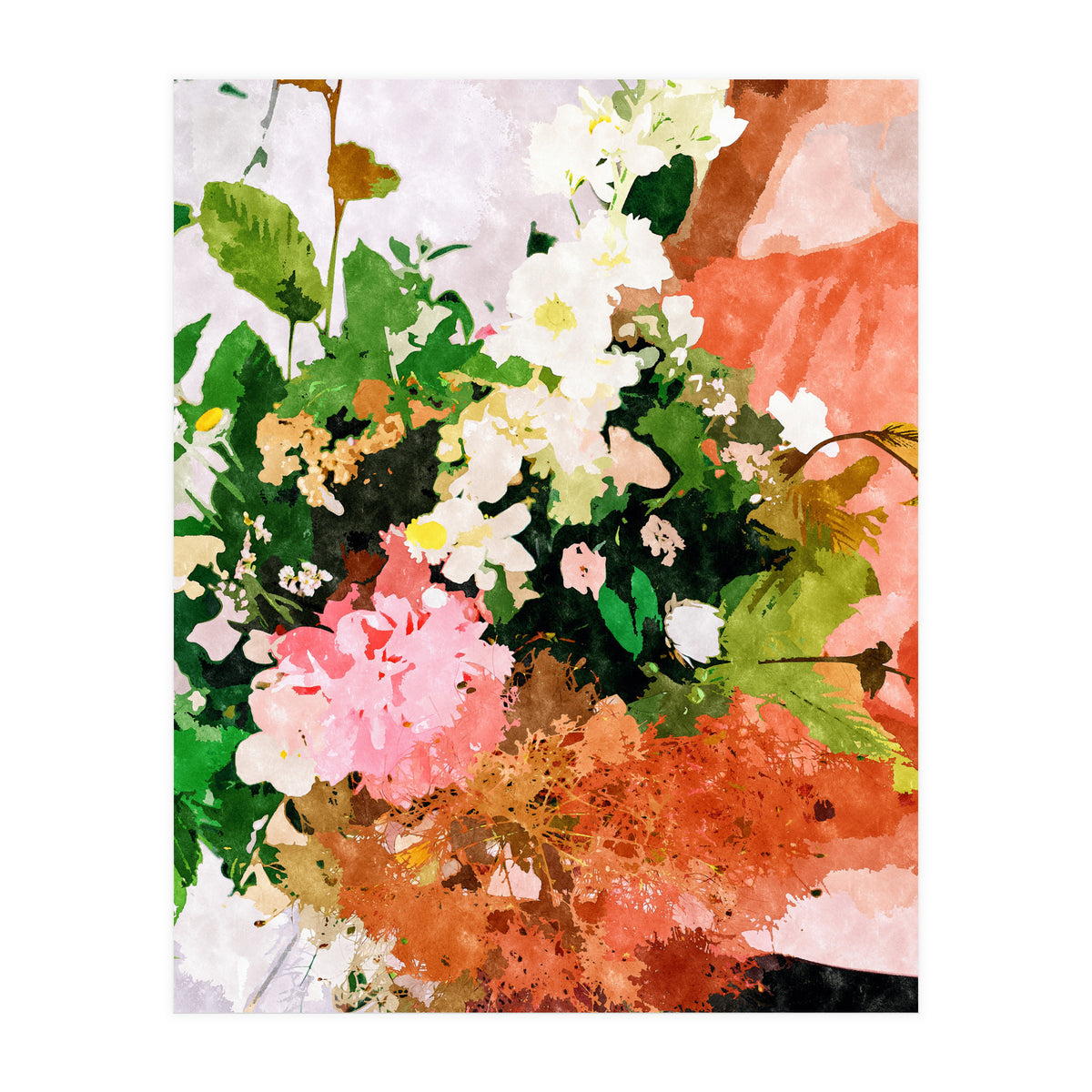 Floral Gift Ii (Print Only)