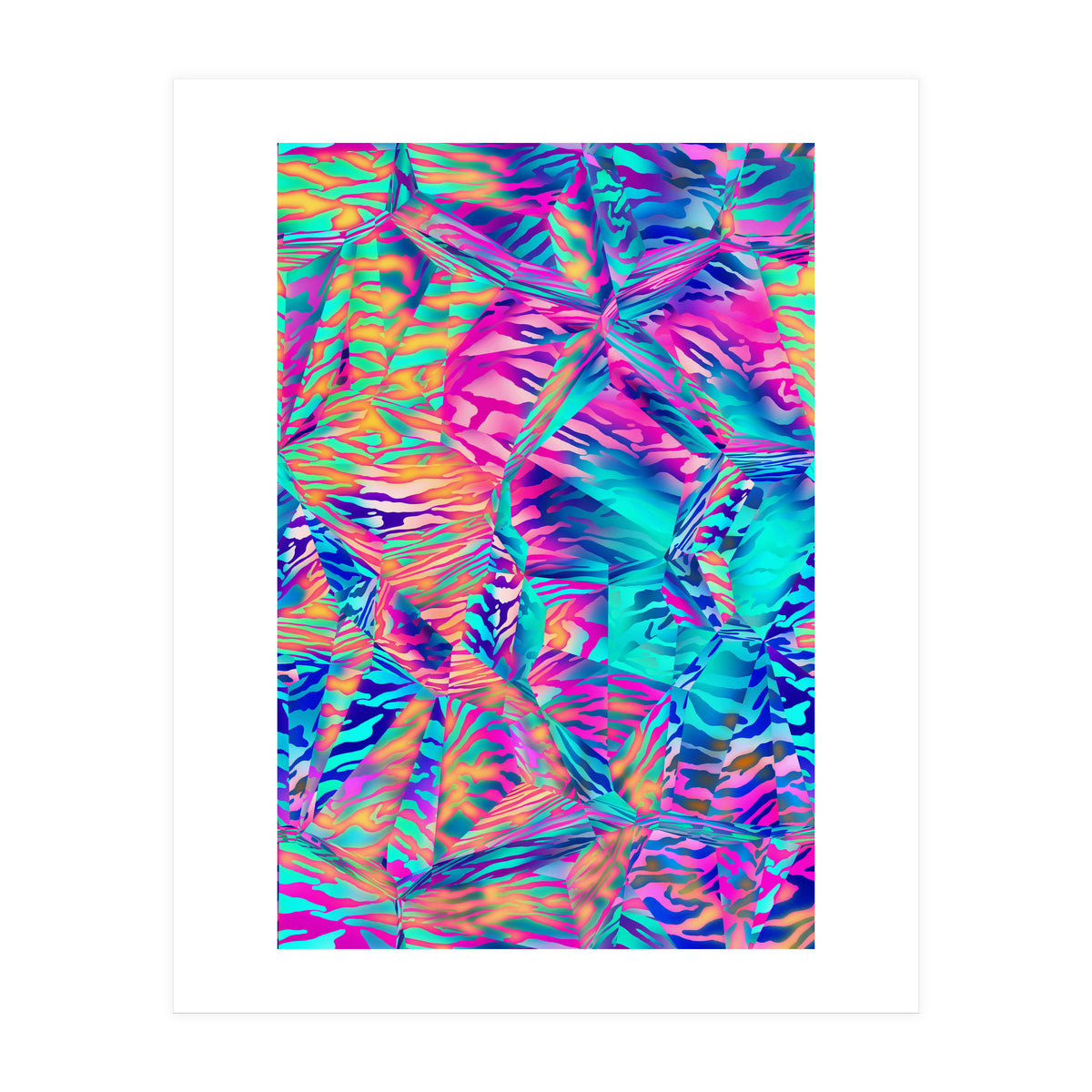 Abstract Colorful Pattern (Print Only)