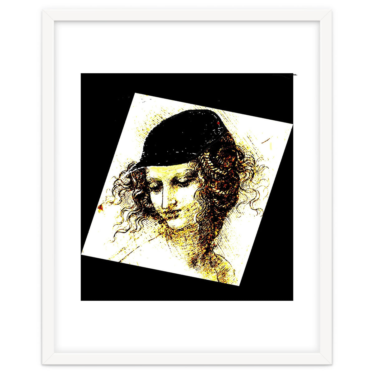 Renaissance women with baseball cap