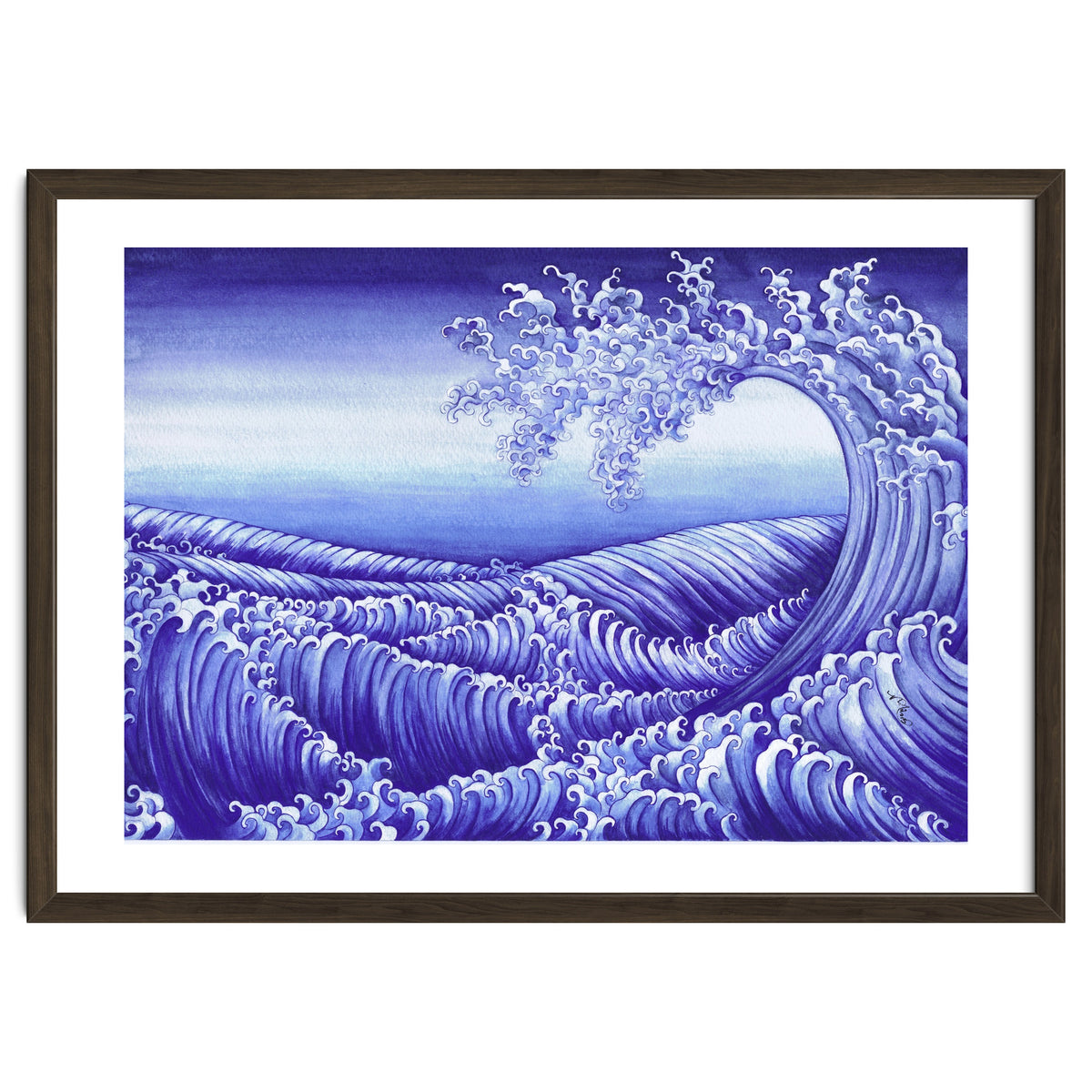 Turbulent Water Triptych part 3