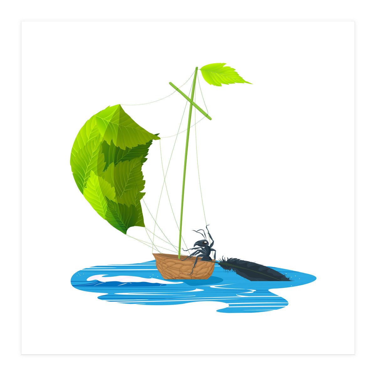 Walnut Ride (Print Only)