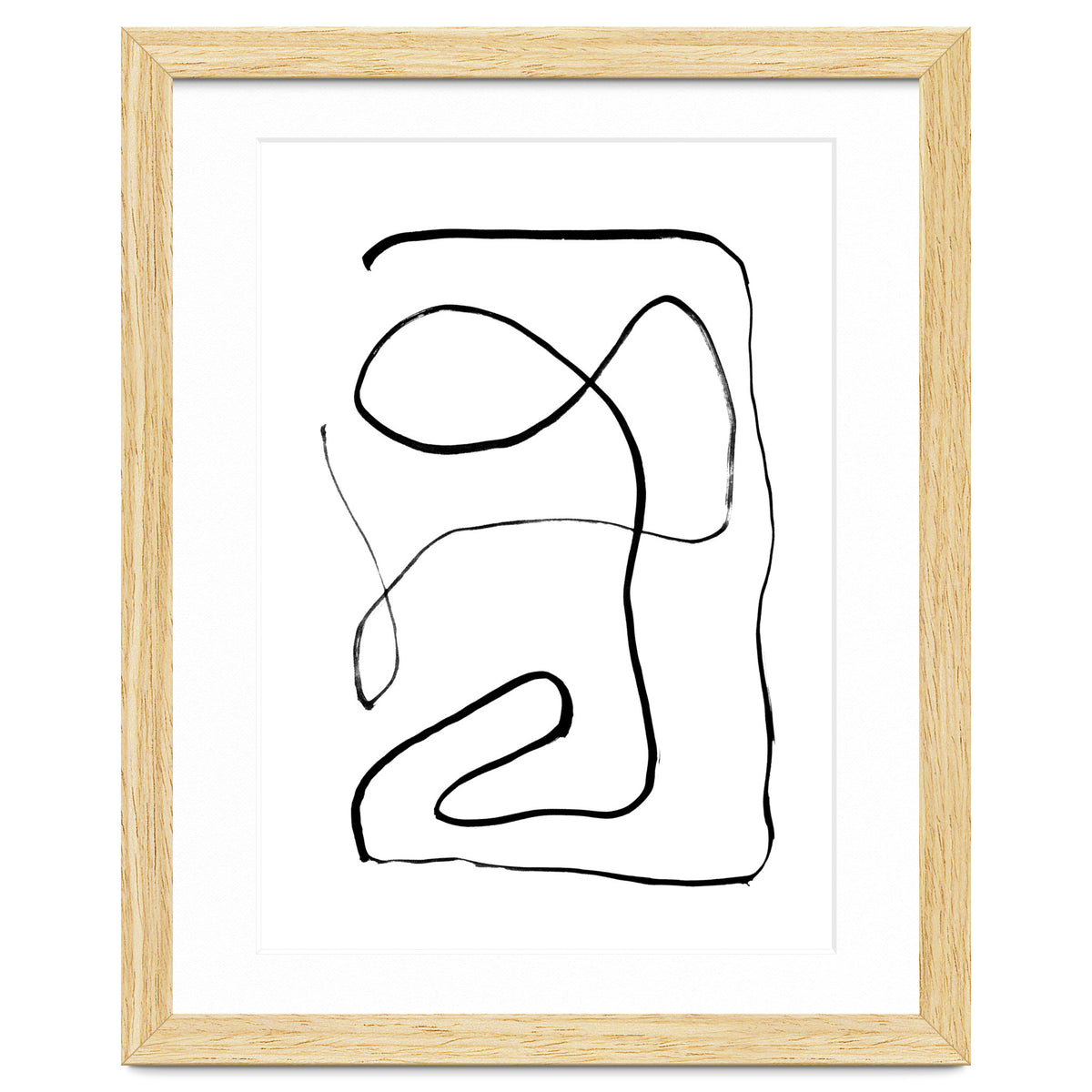 Mid-Century Line Art Print #2