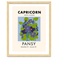 Capricorn Birth Flower Pansy