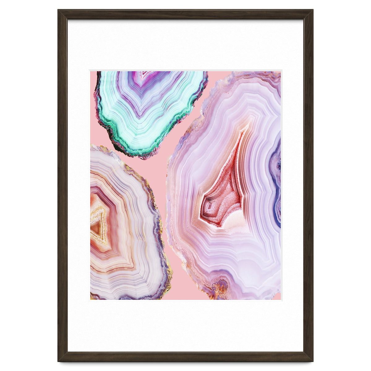 Mineral Agates #Glam collection