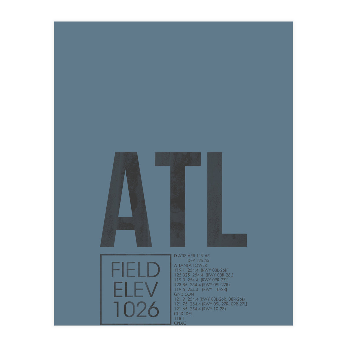 Atlanta Atc (Print Only)