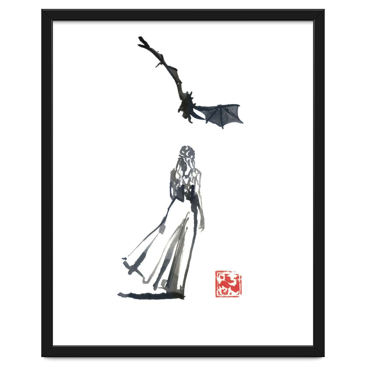 daenerys targaryen and the dragon