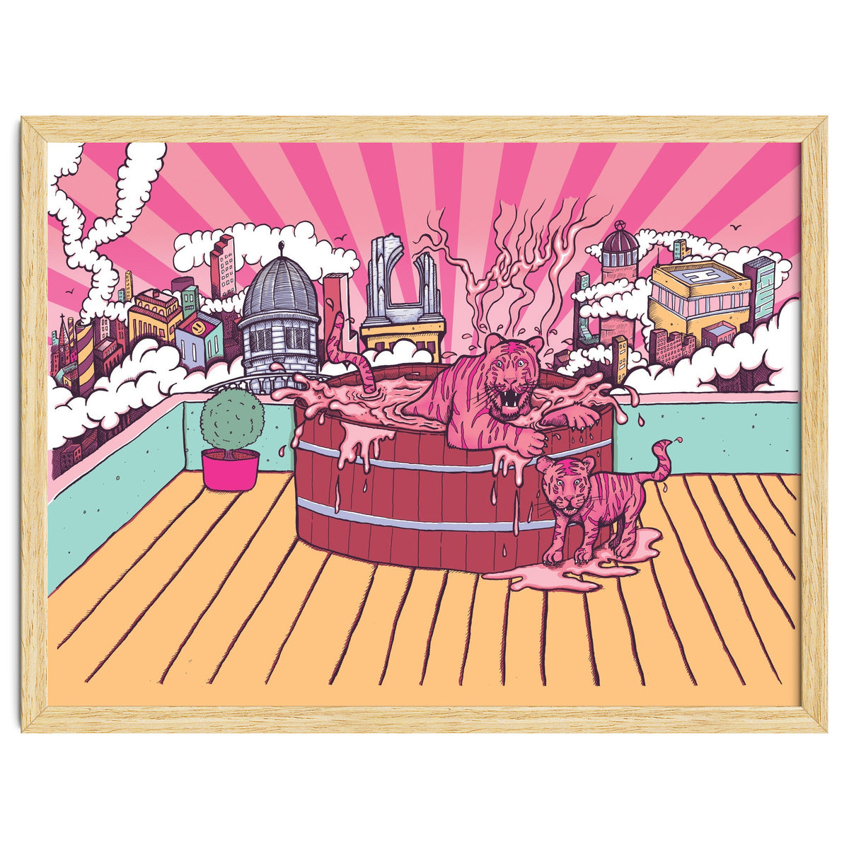 Strawberry Tigers Rooftop Jacuzzis Abbeydale Brewery x Lewy  12.4% ABV Strawberry, Chocolate, Smoked, Cherry Wood-chipped, Imperial Dessert Stout.