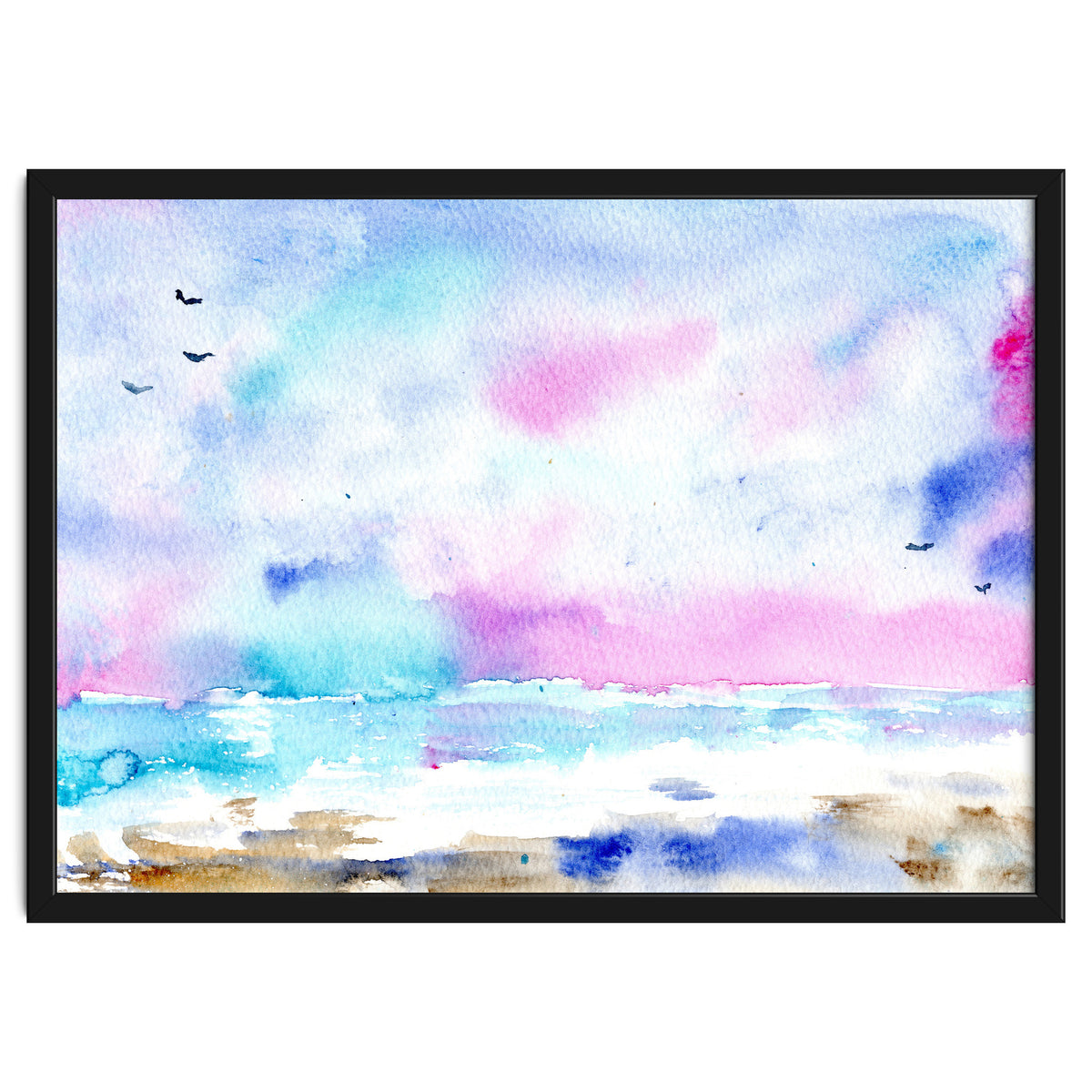 Tenderness of the sea || watercolor