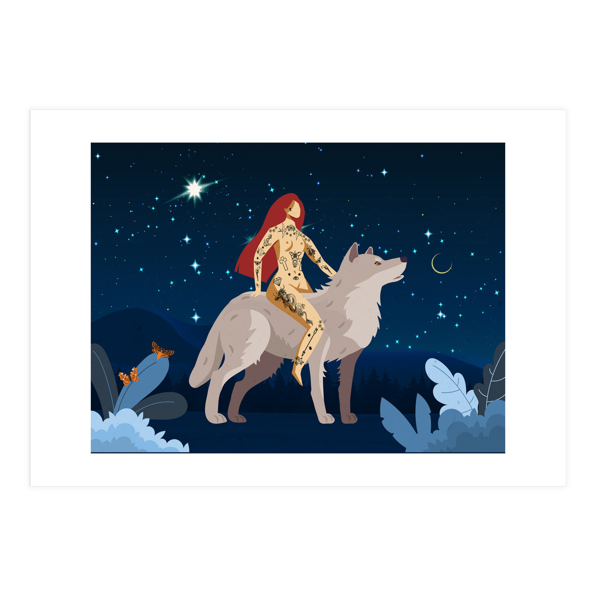 Riding My Werewolf (Print Only)