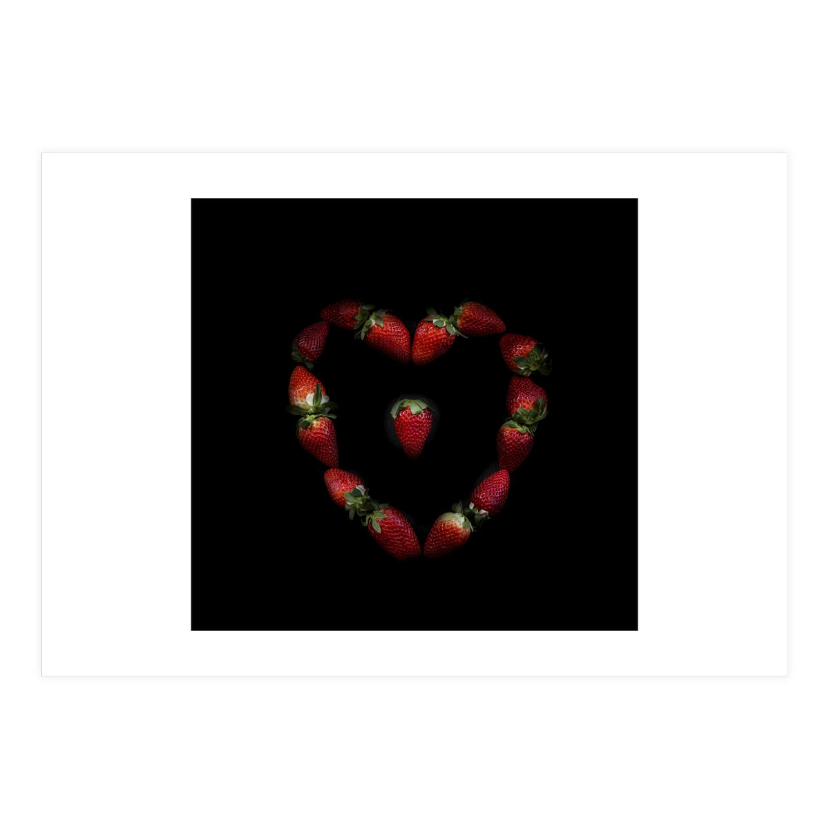 Heart of strawberries (Print Only)