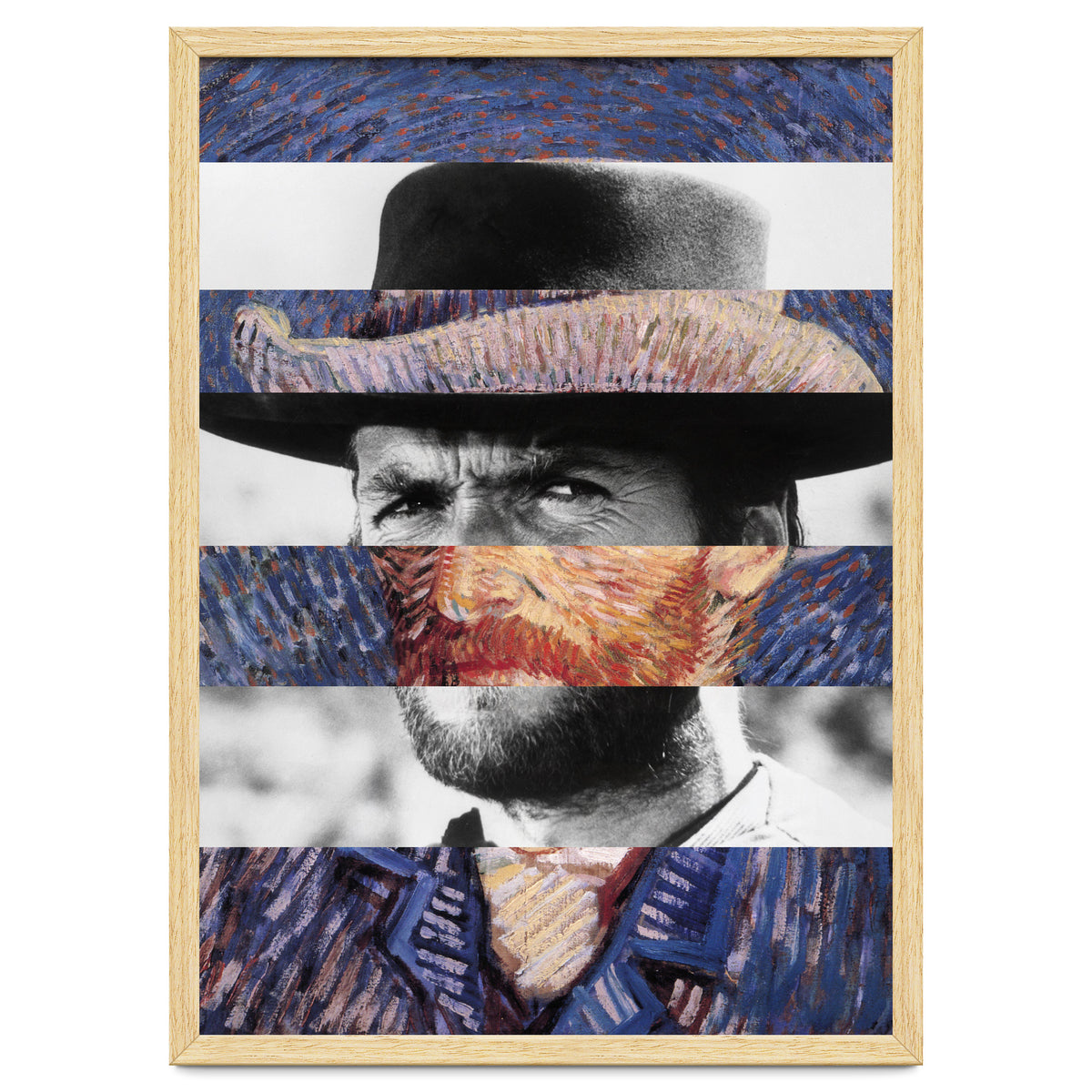 Van Gogh's Self Portrait & Clint Eastwood