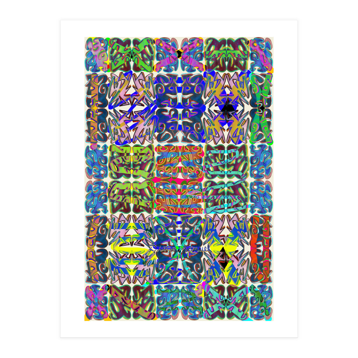 Graffitis 2021 Tapiz 100 (Print Only)