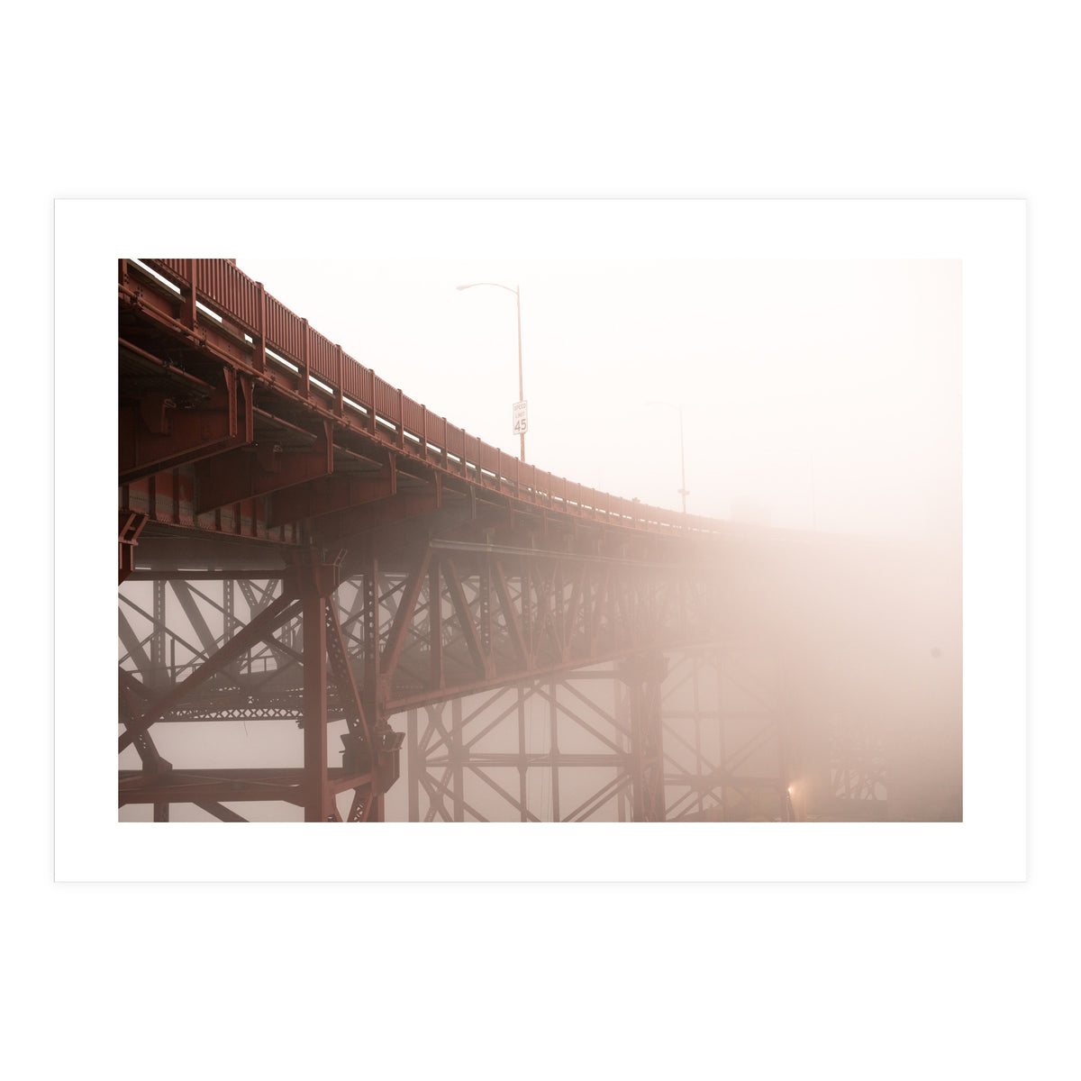 Foggy Golden Gate (Print Only)