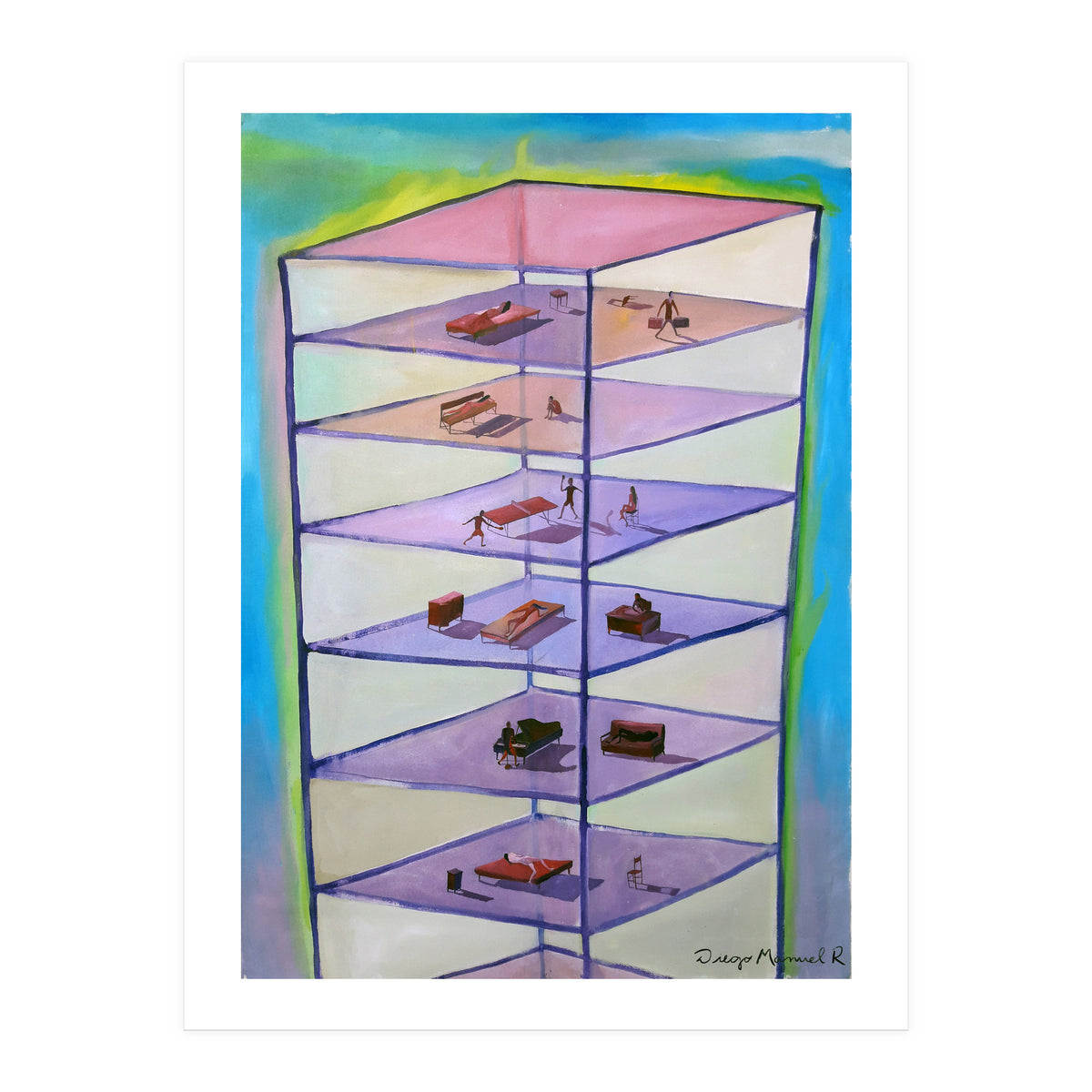 Edificio transparente 2 (Print Only)