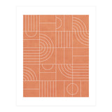 My Favorite Geometric Patterns No.23 - Coral (Print Only) thumbnail
