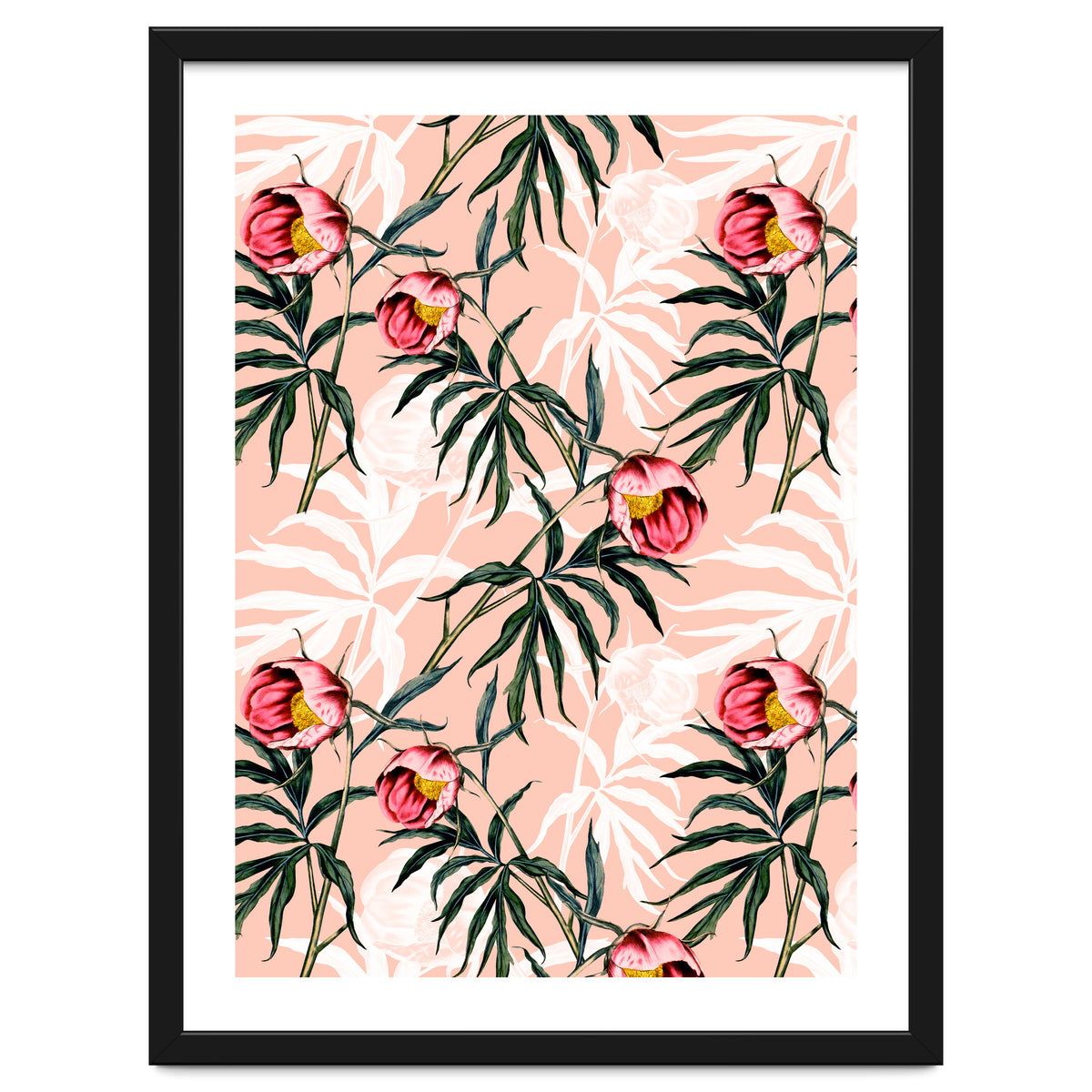 Flowery blooming pink