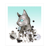 Wild grunge cat (Print Only) thumbnail