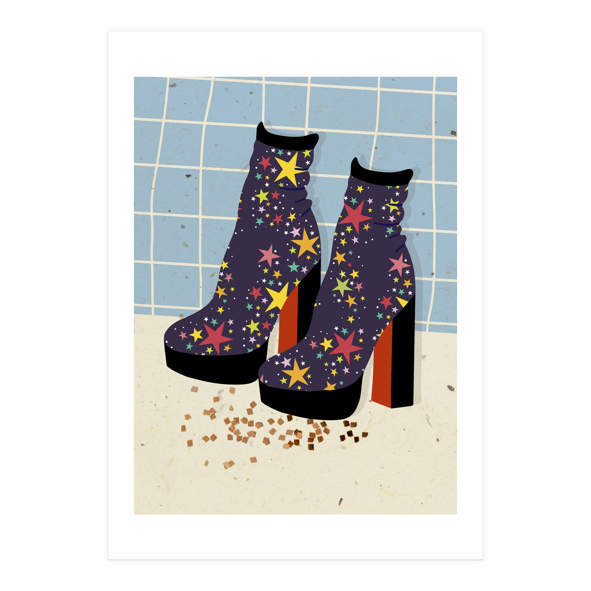 Starry Disco Shoes (Print Only)