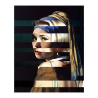 Vermeer's "Girl with a Pearl Earring" & Grace Kelly (Print Only)