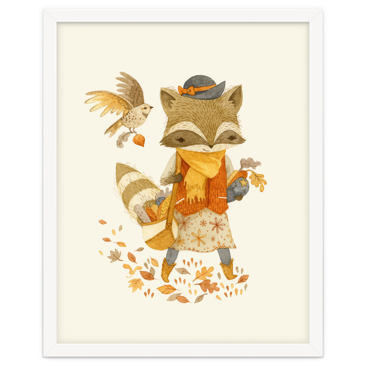 Rebecca The Radish Raccoon