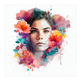 Watercolor Tropical Woman #13 (Print Only) thumbnail