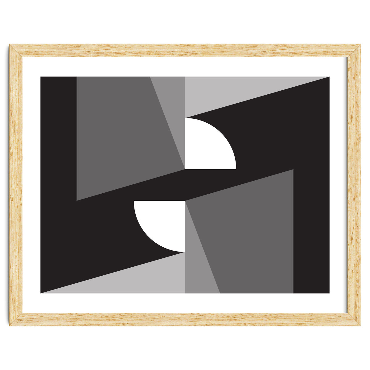 Geometric Shapes No. 11 - monochrome